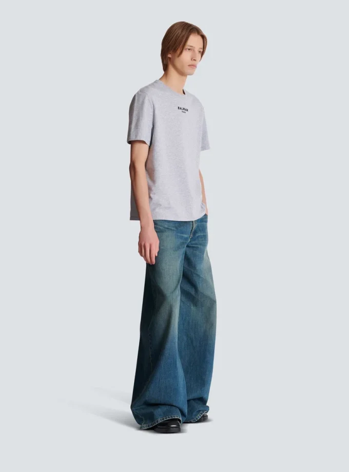 Broderad Balmain Paris T-shirt