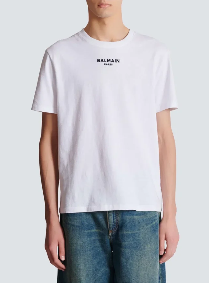 Broderad Balmain Paris T-shirt