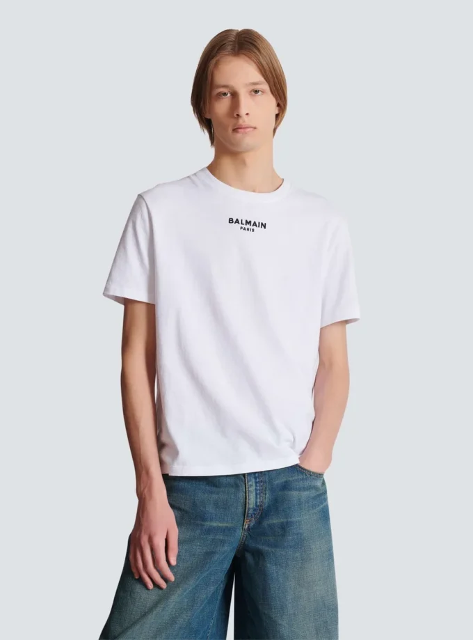 Broderad Balmain Paris T-shirt