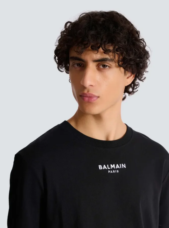 Broderad Balmain Paris T-shirt