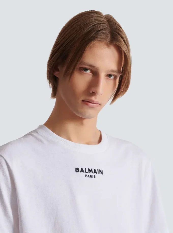 Broderad Balmain Paris T-shirt