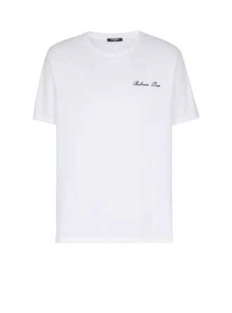 Broderad Balmain Signature T-shirt