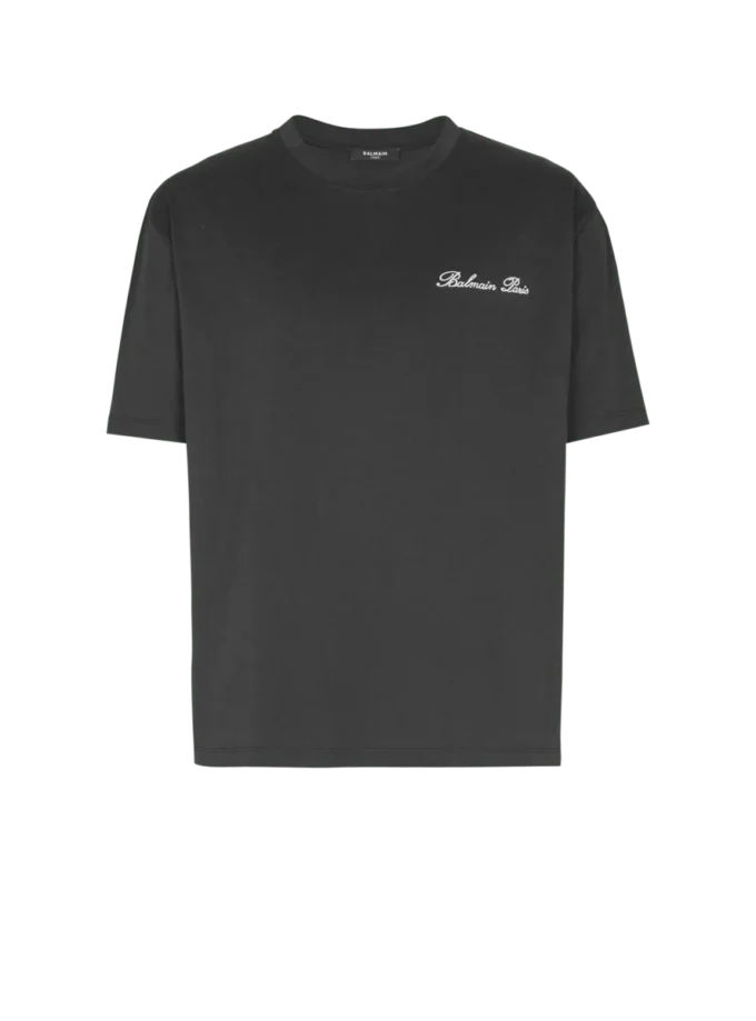 Broderad Balmain Signature T-shirt