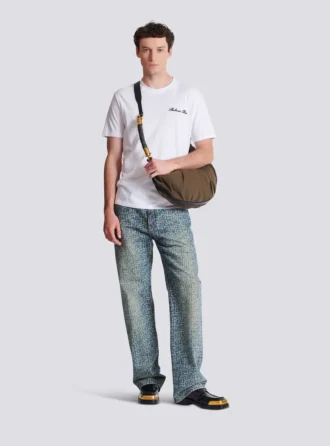 Broderad Balmain Signature T-shirt