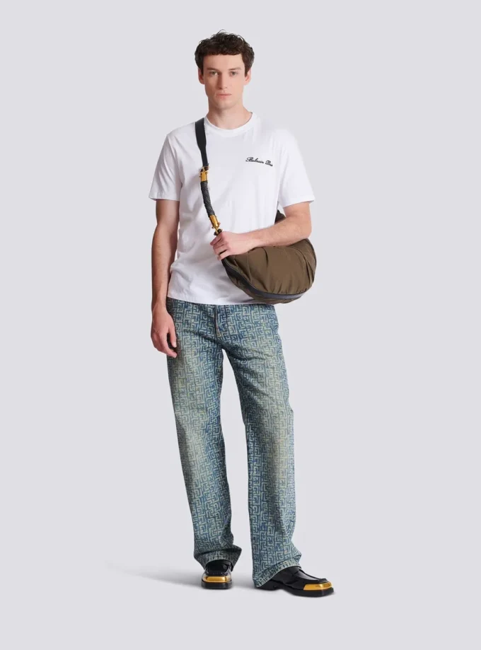 Broderad Balmain Signature T-shirt
