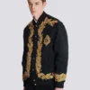 Broderad bomberjacka i cupro Broderad bomberjacka i cupro