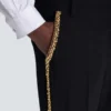 Broderade crepe-byxor med raka ben Broderade crepe-byxor med raka ben