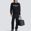 Cargobyxor med Balmain Paris-tryck