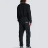 Cargobyxor med Balmain Paris-tryck