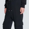 Cargobyxor med Balmain Paris-tryck