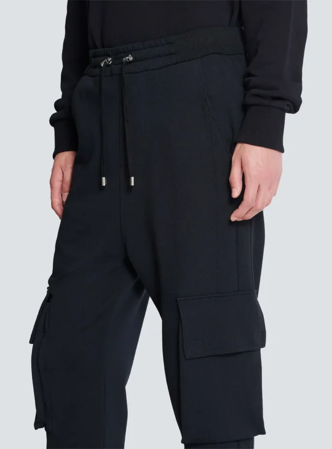 Cargobyxor med Balmain Paris-tryck