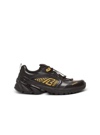 Cosmic Dust glaserade lädersneakers