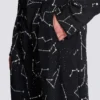 Crepe-byxor med strasskonstellationsmotiv Crepe-byxor med strasskonstellationsmotiv