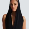 Drapad bodysuit med huva