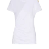 Drapierad T-shirt med knappar