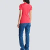 Drapierad T-shirt med knappar