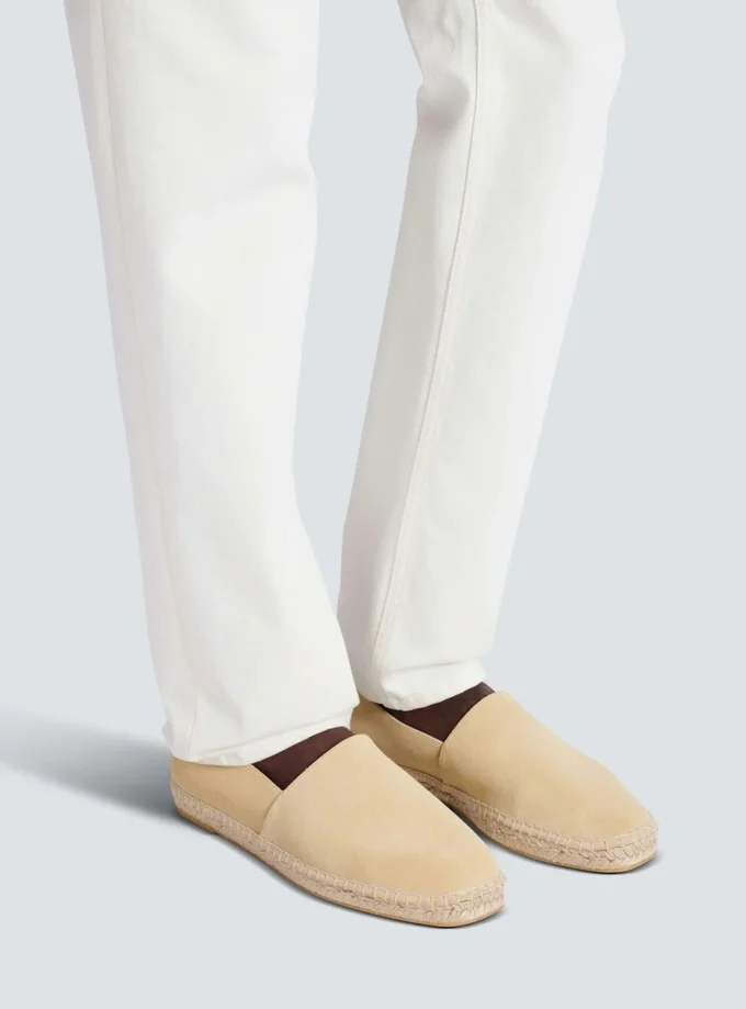 Espadriller i mocka