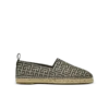 Espadriller med monogramjacquard