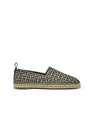 Espadriller med monogramjacquard