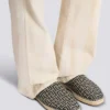 Espadriller med monogramjacquard