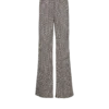Flödande byxor med monogram