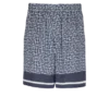 Flödande shorts med monogram