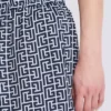 Flödande shorts med monogram