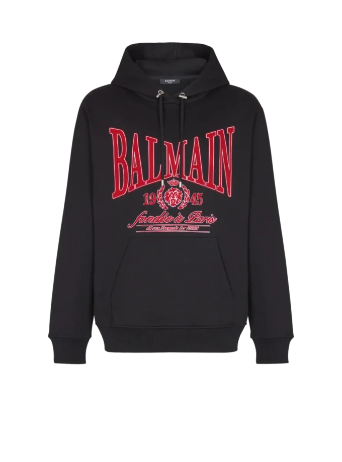 Flockad Balmain College-hoodie