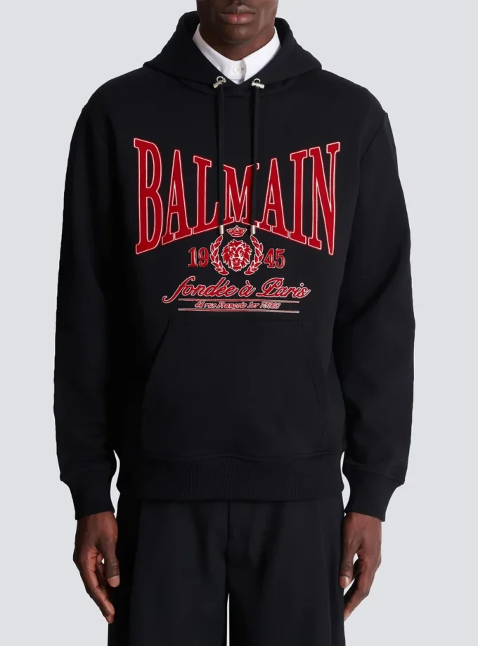 Flockad Balmain College-hoodie