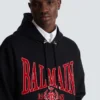 Flockad Balmain College-hoodie