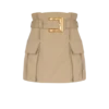 Gabardinekjol med hög midja