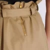Gabardinekjol med hög midja