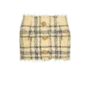 Glittrig tweedminikjol