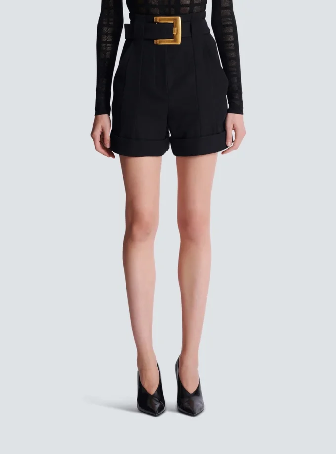 Grain de poudre-shorts med bälte Grain de poudre-shorts med bälte