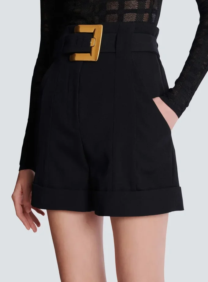 Grain de poudre-shorts med bälte Grain de poudre-shorts med bälte