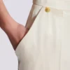 Högmidjade silkbyxor