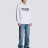Huvtröja med Balmain-tryck