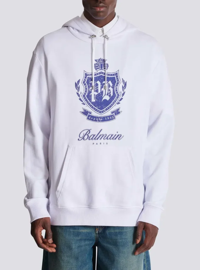 Huvtröja med collegeemblem Huvtröja med collegeemblem