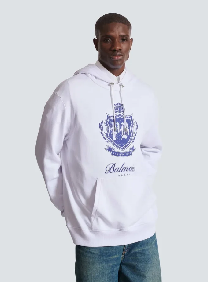 Huvtröja med collegeemblem Huvtröja med collegeemblem