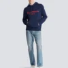 Huvtröja med tryck från Balmain Paris Huvtröja med tryck från Balmain Paris
