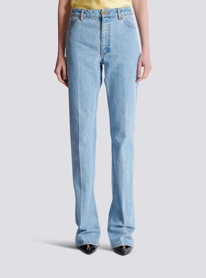 Jeans med hög midja Jeans med hög midja