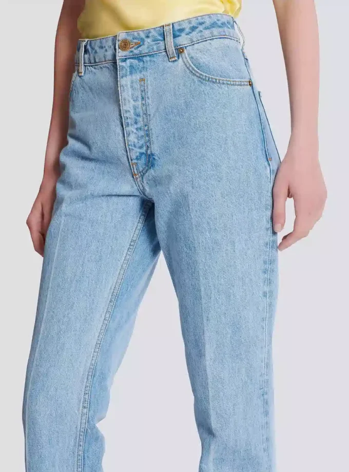 Jeans med hög midja Jeans med hög midja