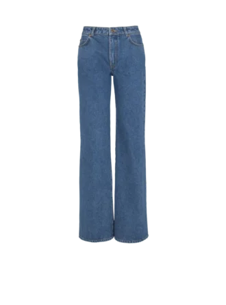 Jeans med raka ben