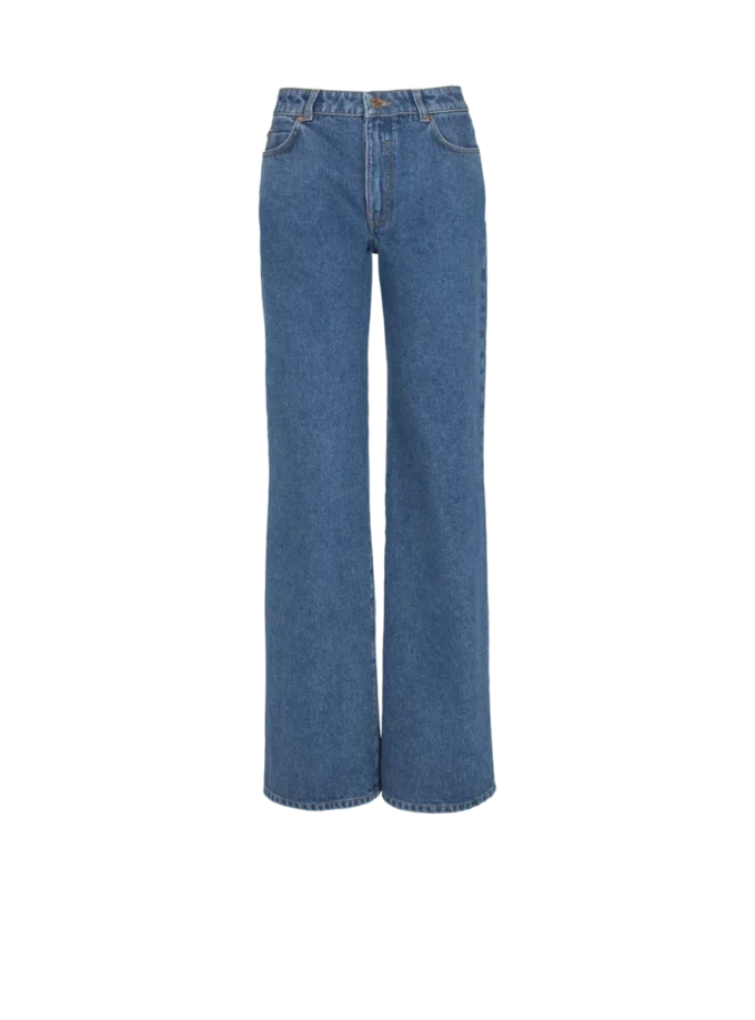 Jeans med raka ben