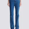 Jeans med raka ben