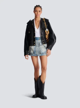 Jeanskjol med fickor
