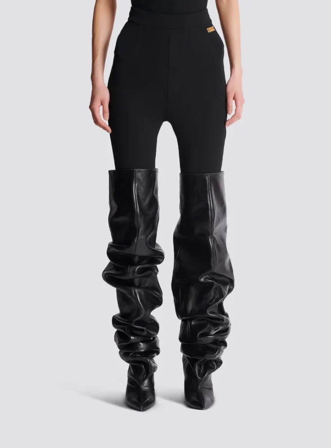 Jersey-leggings med hällor Jersey-leggings med hällor
