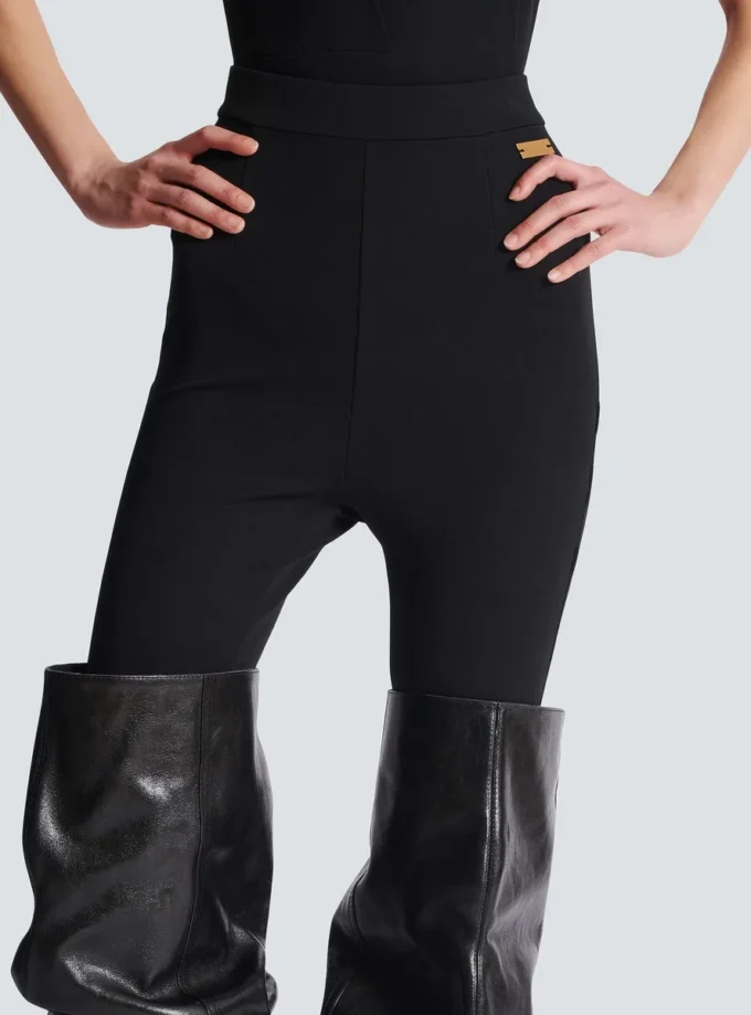 Jersey-leggings med hällor Jersey-leggings med hällor