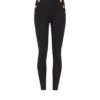 Jerseyleggings med 6 knappar