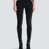 Jerseyleggings med 6 knappar